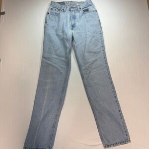 Levi's 512 Jeans Women's Size 7 Blue Denim‎ 100% Cotton Straight Leg Slim Fit